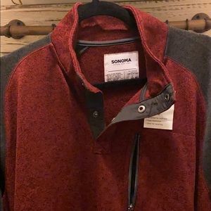 Sonoma Men’s Big & Tall Fleece pullover